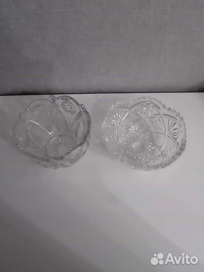 Конфетница ваза хрустальная хрусталь