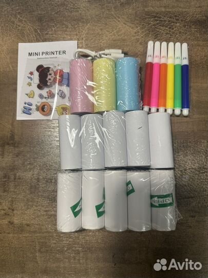 Портативный мини принтер беспроводной новый