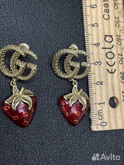 Серьги Gucci новые