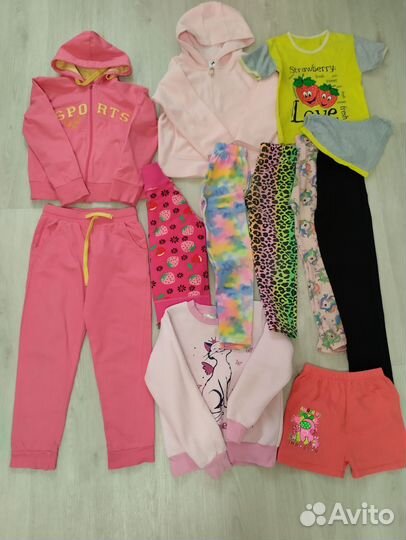 Вещи для девочки пакетом 5-6 лет