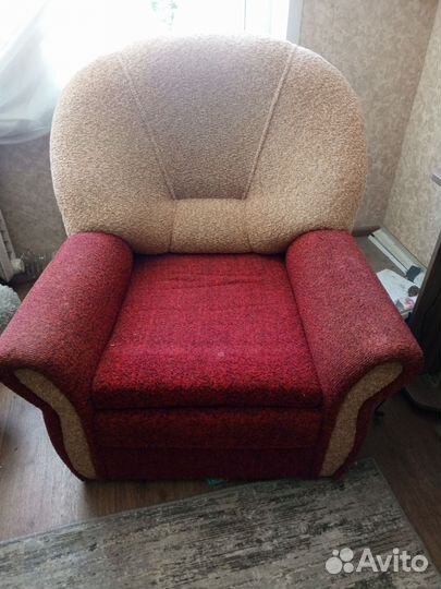 Продам кресла бу раскладные два штуки