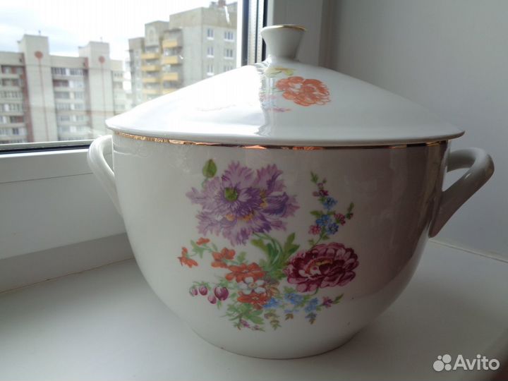 Супница Селедочница Пролетарий Фарфор СССР