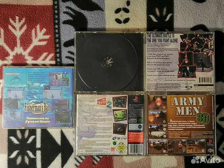 Пять дисков Sony PlayStation I