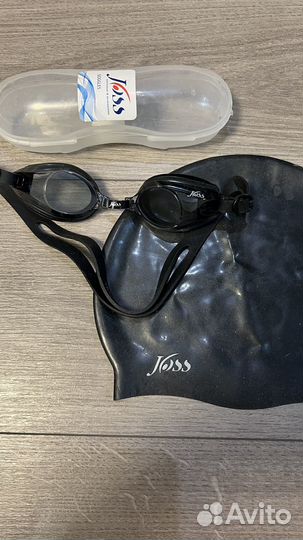 Очки для плавания joss + новая шапочка