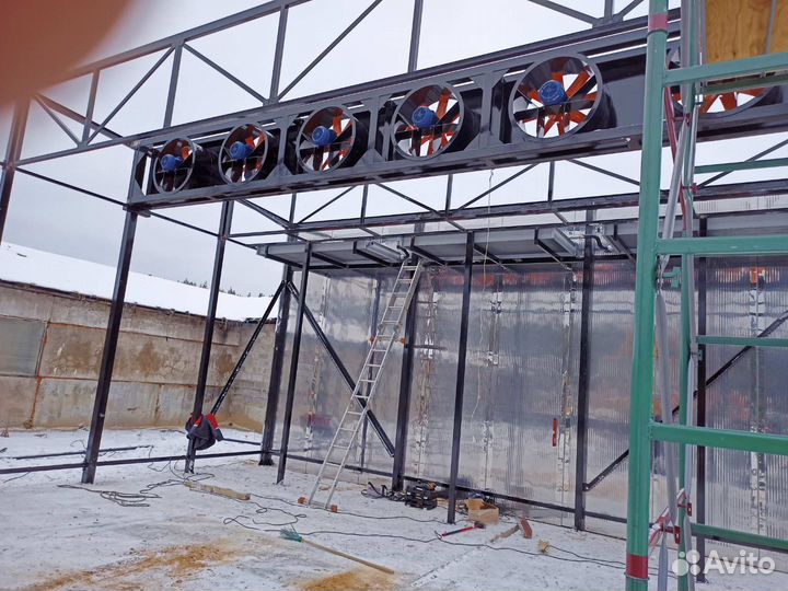 Сушильная камера для пиломатериалов - 50 куб.м