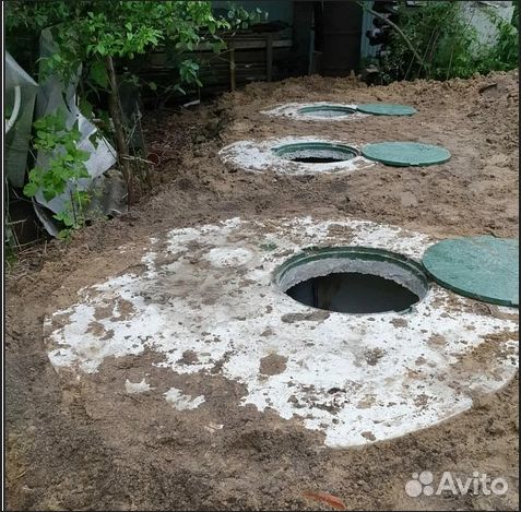 Септик из ж/б колец