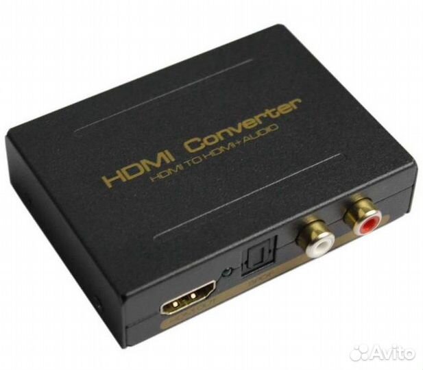 Конвертер hdmi-hdmi + R/L (audio) + spdif