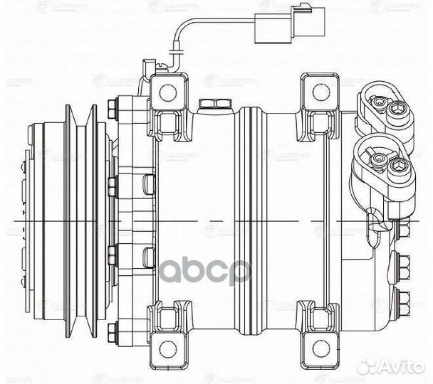 Компрессор кондиц. для а/м Mitsubishi Pajero Sp