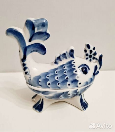 Икорница Гжель