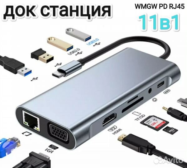 Док станция контроллер wmgw PD RJ45