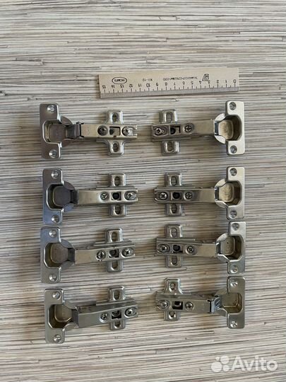 Петли новые и б/у - 8 шт