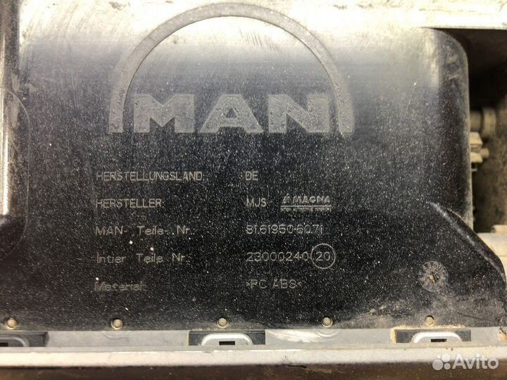 Дефлектор воздушный Man TGL, Man TGS, Man TGX