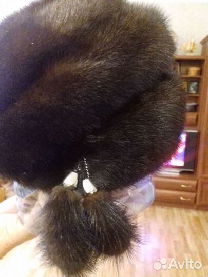 Шапка норковая женская