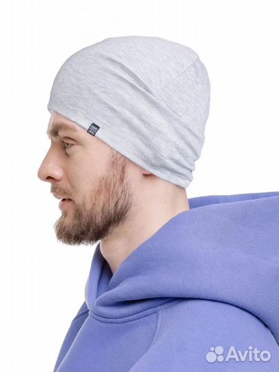 Шапка бини тонкая весенняя мужская