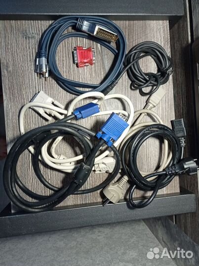 Кабели для компьютера, сетевые,VGA,DVI