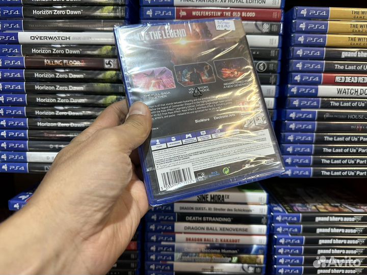 Mass effect legendary edition ps4 диск новый