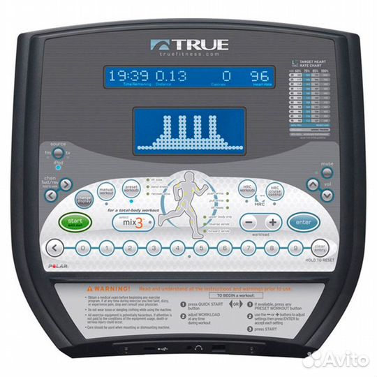 Эллиптический тренажер True XLC900 (LC900E2W)