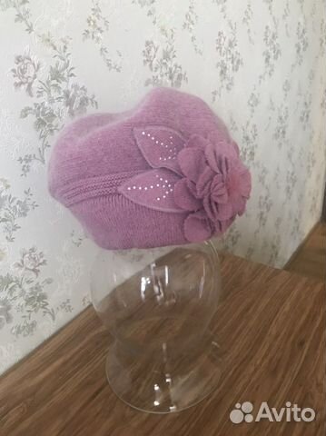 Берет теплый бу