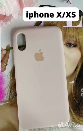 Силиконовый чехол на iPhone x xs