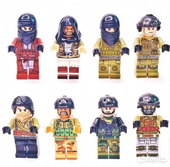 Фигурки lego военные
