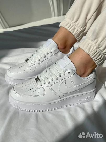 Кроссовки Nike air Force 1 low 07 classic кожаные