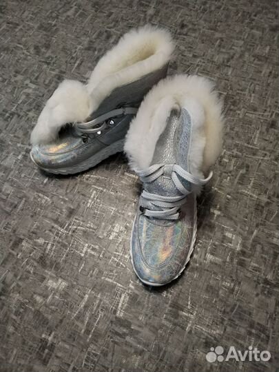 Ботинки зимние натуральная кожа