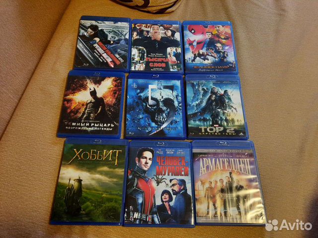 Blu-ray диски из личной коллекции