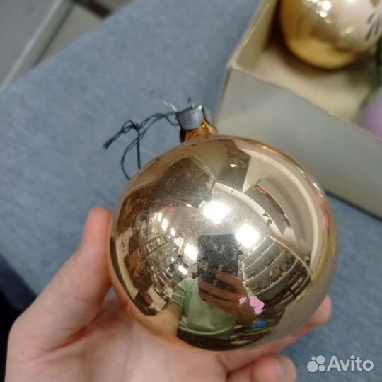 Ёлочные игрушки СССР 6 штук