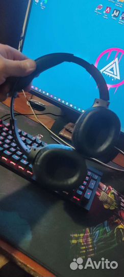 Bluetooth наушники накладные awei игровые