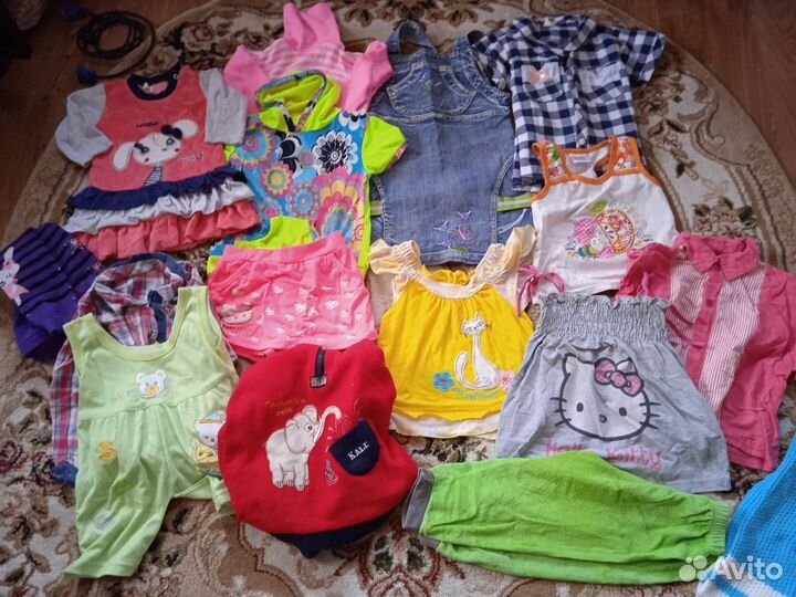 Детские вещи пакетом на девочку 3-4 года