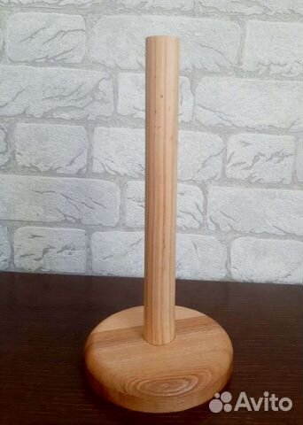 Держатель для бумажных полотенец деревянный