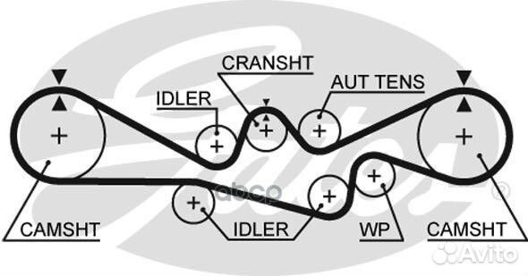 Ремень зубчатый 5537XS 223x27 (8597-15537) 5537