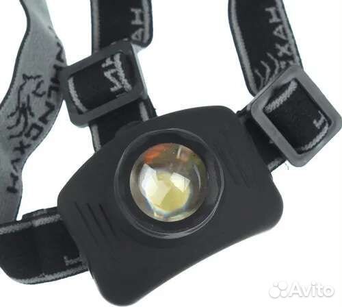Налобный фонарь Чингисхан 198-021 с Zoom,3 Вт LED