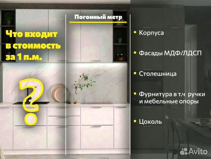 Кухня модульная эконом