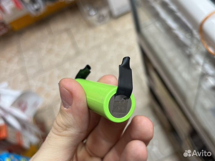 Аккумулятор Panasonic 18650 3200mAh 20A контакты