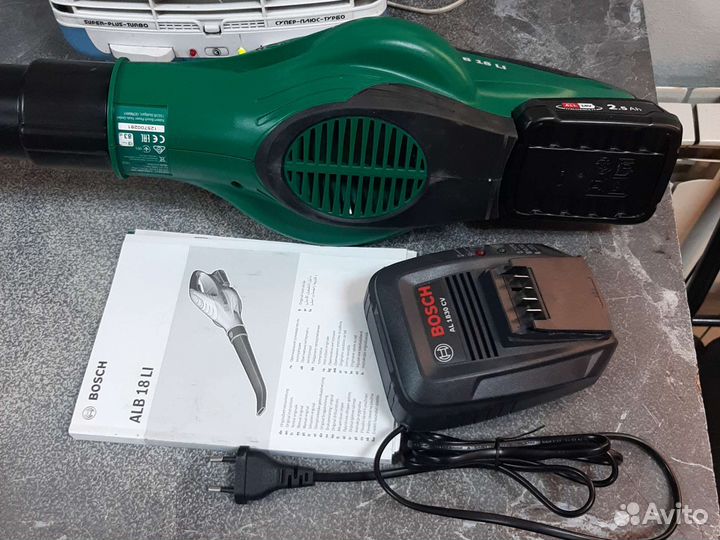 Аккумуляторная воздуходувка bosch ALB 18 Li, 18 В