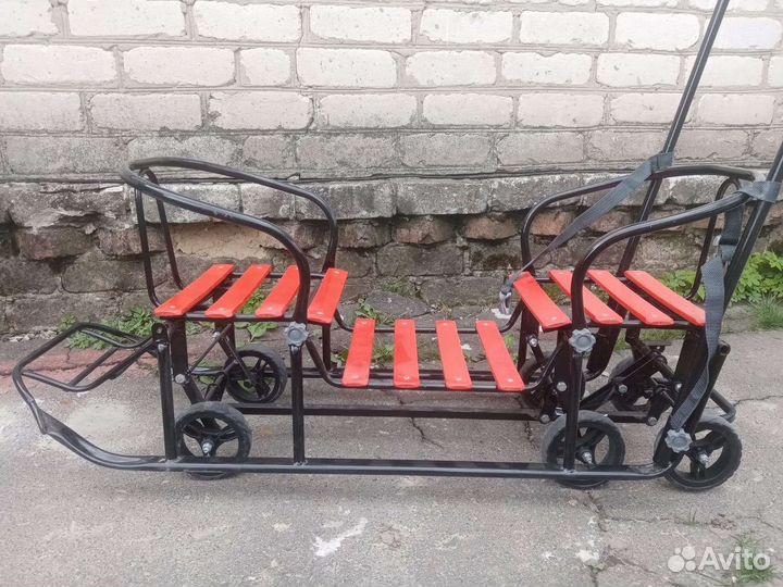 Санки двухместные