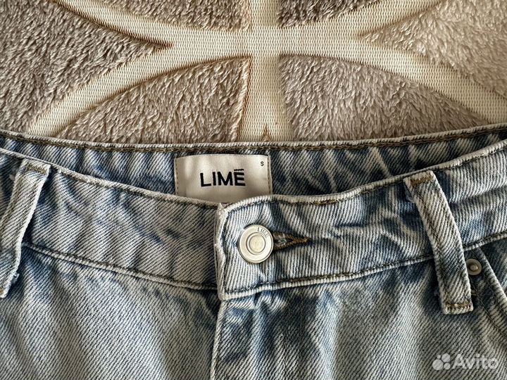 Джинсовая юбка с разрезом Lime