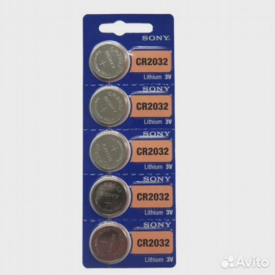 Батарейки Sony CR2032