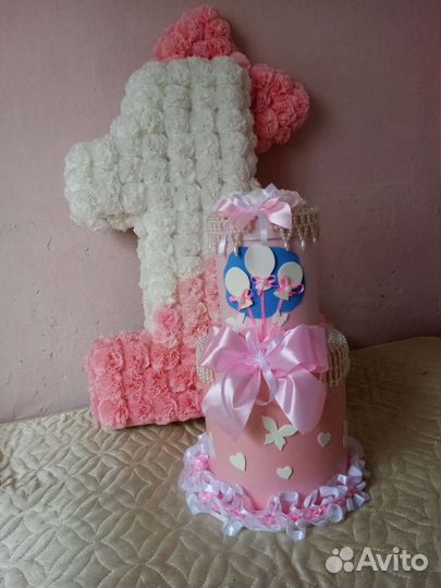 Цифра и тортик для фотосессии