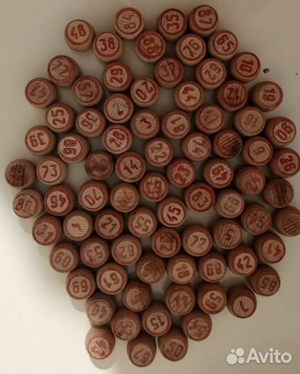 Бочонки от лото СССР, не комплект