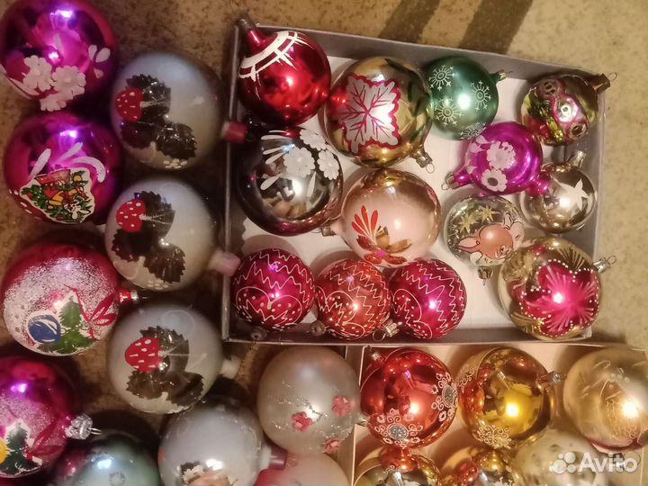 Елочные игрушки СССР шары