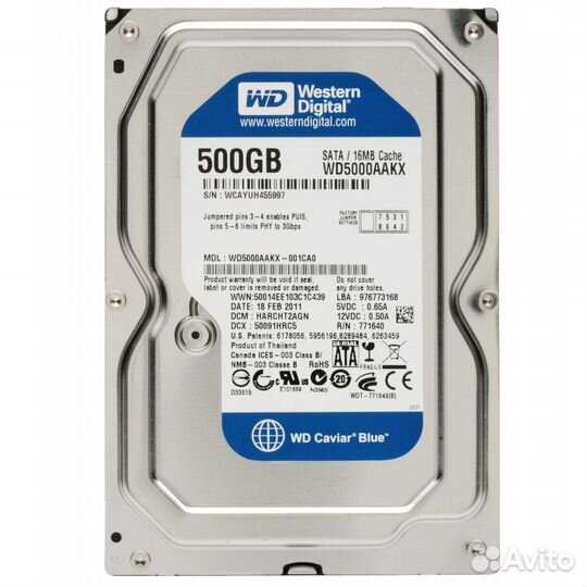 Донор wd 500gb