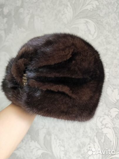 Шапка норковая женская