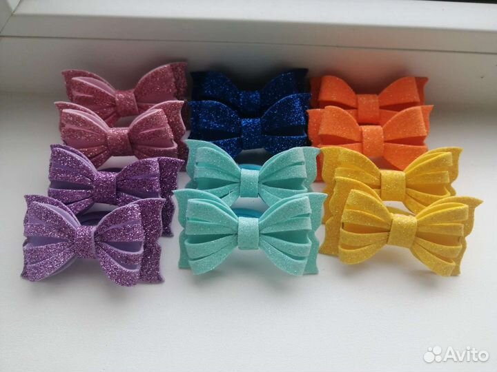 Резиночки для волос ручной работы