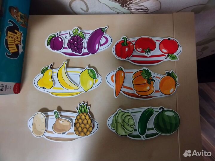 Фрукты на липучках