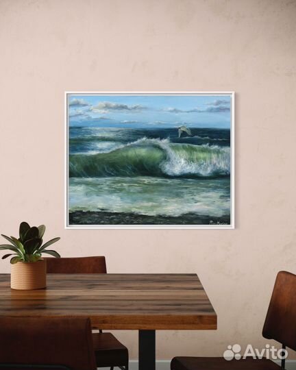 Картина маслом на холсте пейзаж