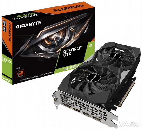 Видеокарта Gigabyte (GV-N166SD6-6GD) GeForce GTX 1