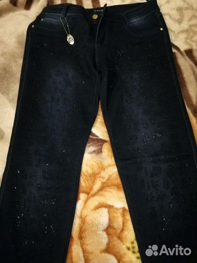 Брюки со стразами (новые)