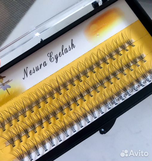 Накладные ресницы пучки Nesura